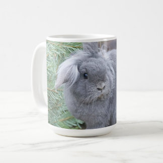Cute grått-kanin kaffemugg