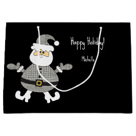 Cute Grått Play Santa Helgdag Illustration