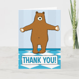 Cute Gratthy Bear Hug Tack Kort
