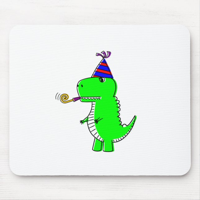 Cute Grattis på födelsedagen Dinosaur Musmatta (Framsidan)
