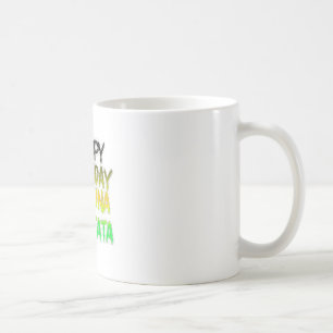 Cute Grattis på födelsedagen Hakuna Matata eco Ins Kaffemugg