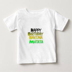 Cute Grattis på födelsedagen Hakuna Matata eco Ins Tröja