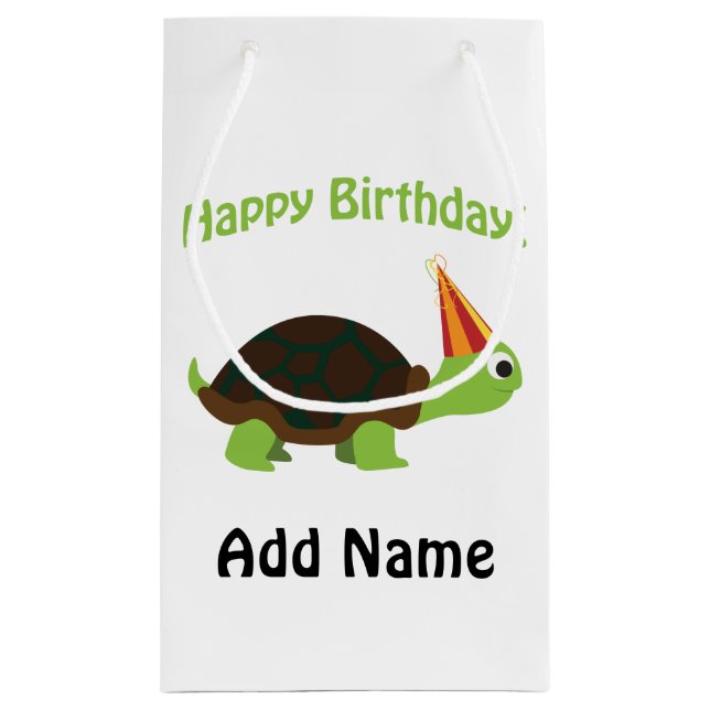 Cute Grattis på födelsedagen! Turtle (Baksidan)