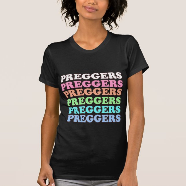 Cute Gravid Shirt T-shirt (Framsida)
