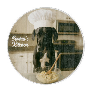 Cute Great dane Personlig Round