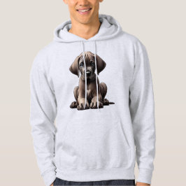 Cute Great dane Puppy Hoodie