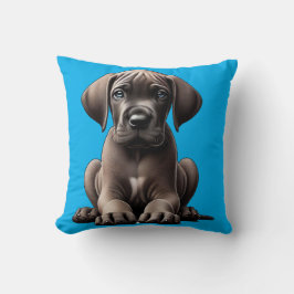 Cute Great dane Puppy Kudde
