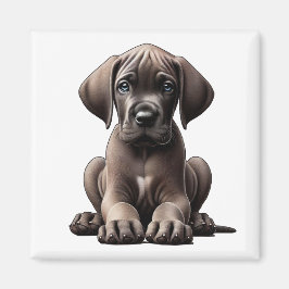 Cute Great dane Puppy Magnet