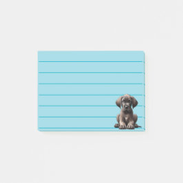 Cute Great dane Puppy Post-it Block