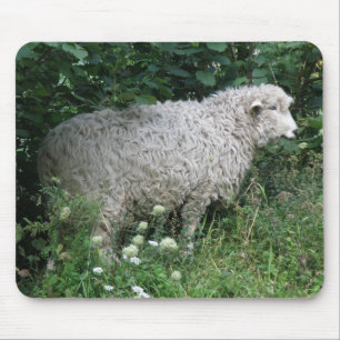 Cute Greedy Sheep Eating Mousepad Musmatta