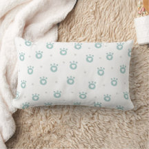 Cute Green Cat Paws with Hearts - Kids / Nursery