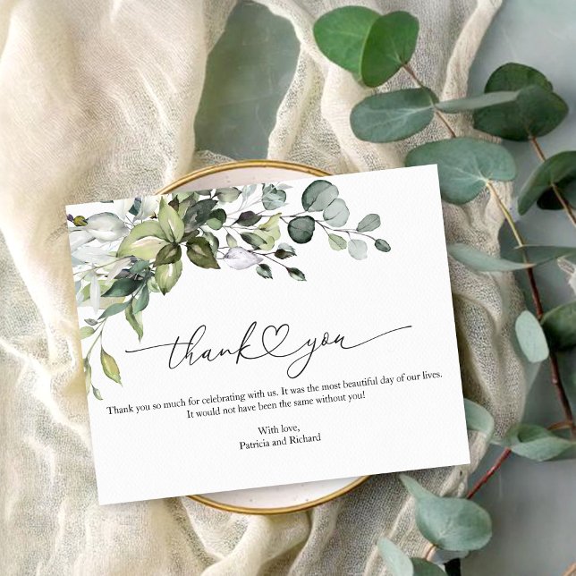 Cute Greenery Calligraphy Tack (Skapare uppladdad)