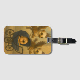 Cute Griffins & Baby Cyclops Mythology Fantasy Art Bagagebricka