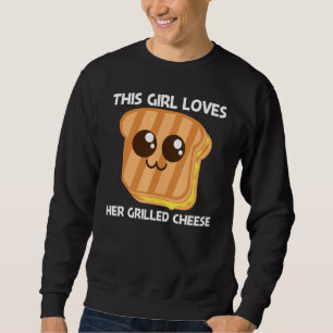 Cute Grillese for Girls Kids Toast Bread 1 Lång Ärmad Tröja