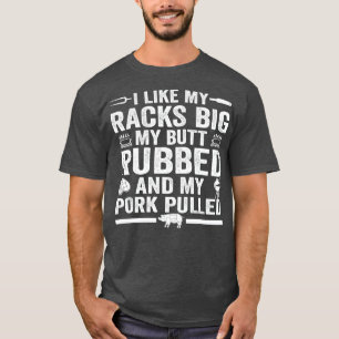 Cute Grilling För manar Women Gris Rub Rökning BBQ T Shirt