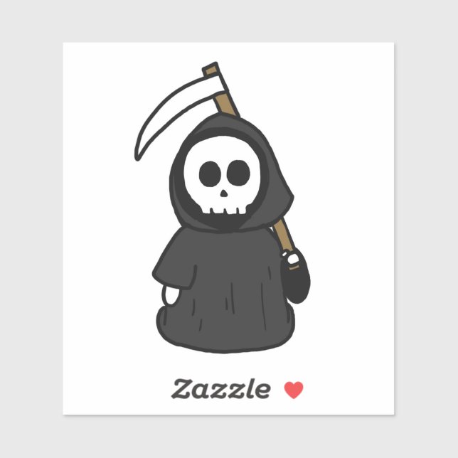 Cute Grim Reaper Klistermärken (Ark)