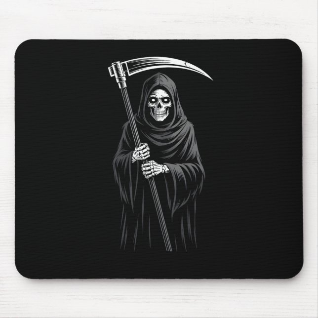 Cute Grim Reaper Spooky Grave Candy Digger Monster Musmatta (Framsidan)