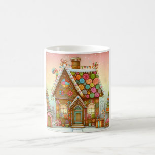 Cute, grinigt kryddhus kaffemugg