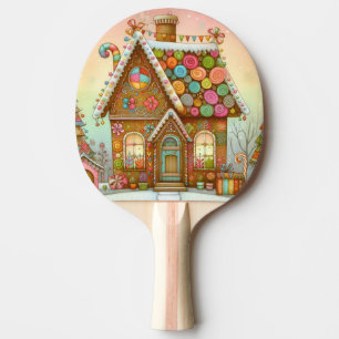 Cute, grinigt kryddhus pingisracket