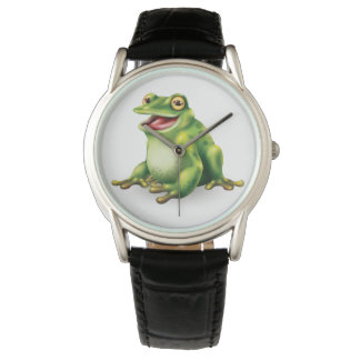 Cute Grinning Frog Watch Armbandsur