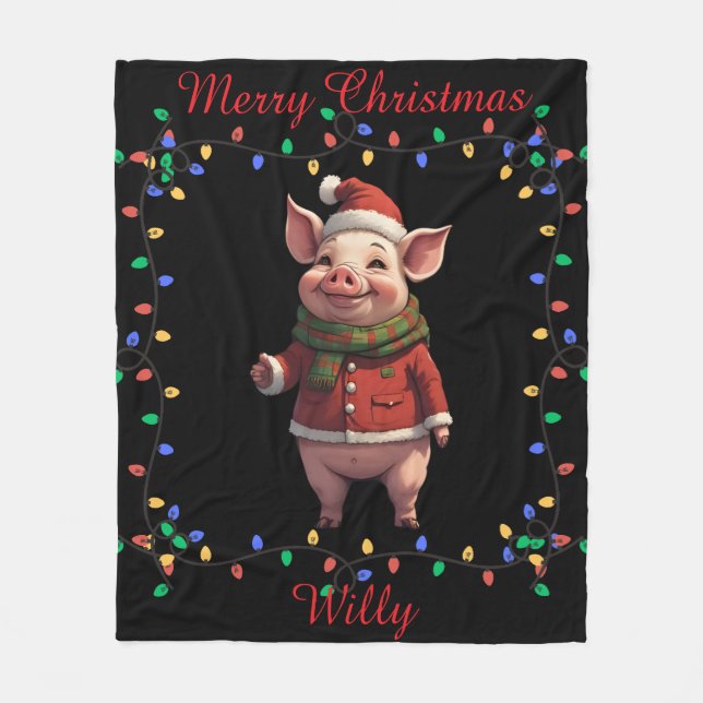 Cute Gris Fleece Blanket (Framsidan)