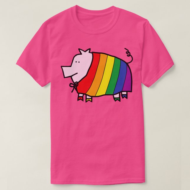 Cute Gris i Pride Cape T Shirt (Design framsida)