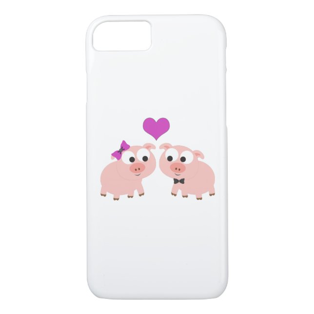 Cute Gris Kärlek Case-Mate iPhone Skal (Baksida)