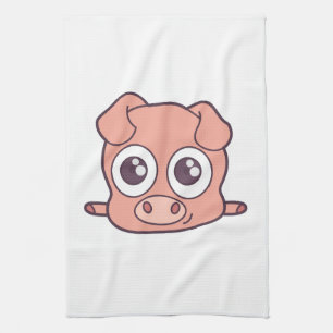 Cute gris kökshandduk