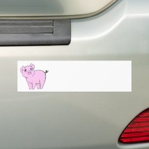 Cute Gris, Little Pig, Piggy, Rosa Gris, Farm Anim Bildekal