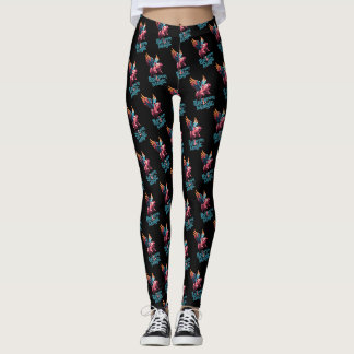Cute Gris med färglöst vingar | Tro på magiska pro Leggings