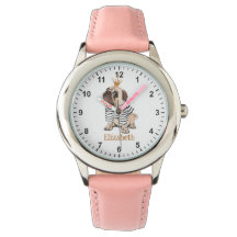 Cute Gris med Guld Krona Girl First Watch