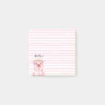 Cute Gris med Rosa Rand