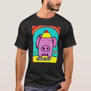 Cute Gris Piggie Oink Oink 14 T Shirt