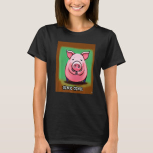 Cute Gris Piggie Oink Oink 17 T Shirt