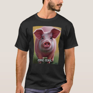 Cute Gris Piggie Oink Oink 18 T Shirt