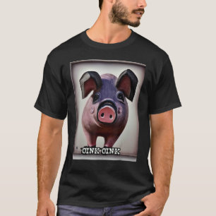 Cute Gris Piggie Oink Oink 21 T Shirt