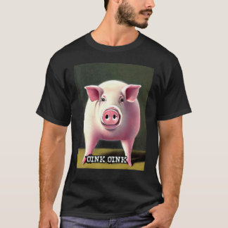 Cute Gris Piggie Oink Oink 30 T Shirt