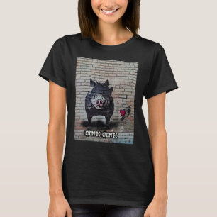 Cute Gris Piggie Oink Oink 32 T Shirt