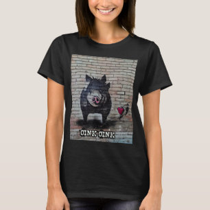 Cute Gris Piggie Oink Oink 32 T Shirt