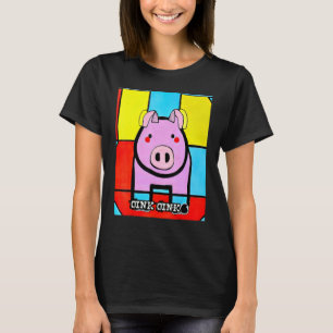 Cute Gris Piggie Oink Oink 43 T Shirt
