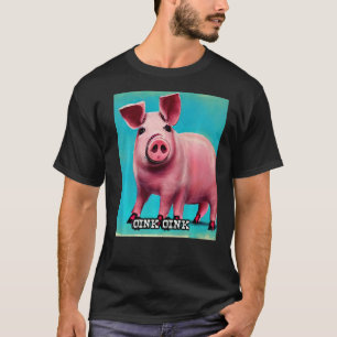 Cute Gris Piggie Oink Oink 44 T Shirt