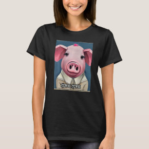 Cute Gris Piggie Oink Oink 54 T Shirt