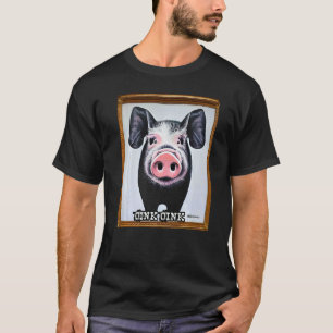 Cute Gris Piggie Oink Oink Oink T Shirt