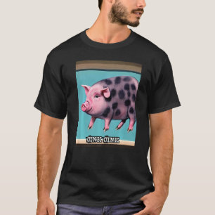 Cute Gris Piggie Oink Oink Premium_6 T Shirt
