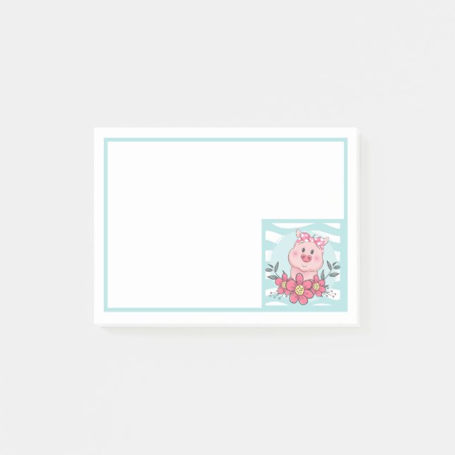 Cute Gris Post-it Block (Framsida)