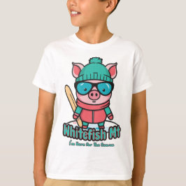 Cute Gris Skiing Whitefish Mountain T Shirt