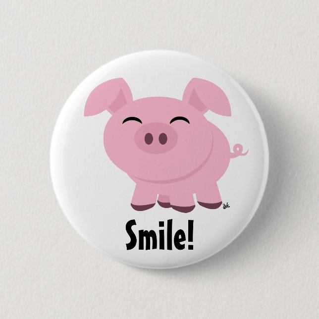 Cute Gris Smile-knapp Knapp (Framsida)
