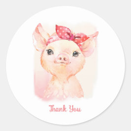 Cute Gris Stickers Runt Klistermärke