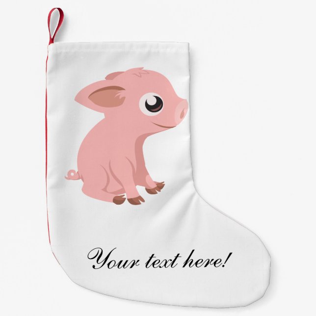 Cute gris tecknad liten julstrumpa (Framsidan)