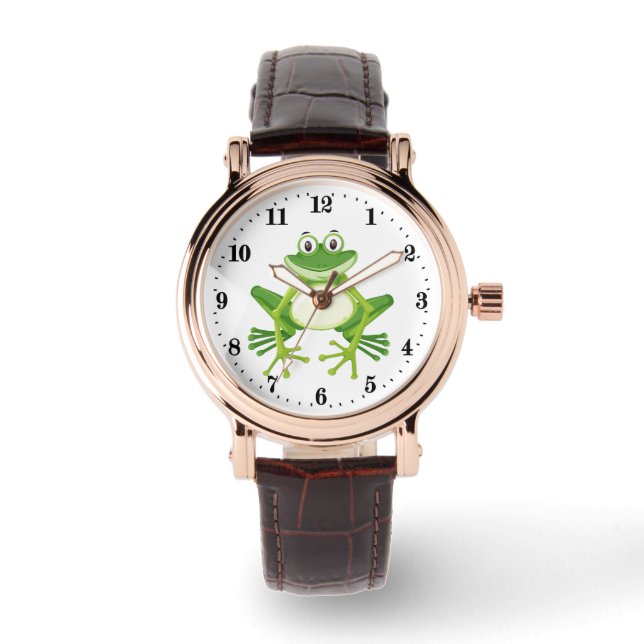 Cute groda älskare Animal Watch Armbandsur (Framsida)